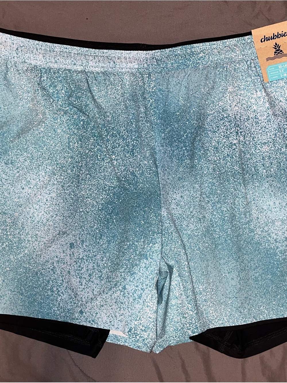 Chubbies Men’s Ice Breaker Aqua Speckled Training Shorts